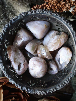 Tumbled Cherry Blossom Agate