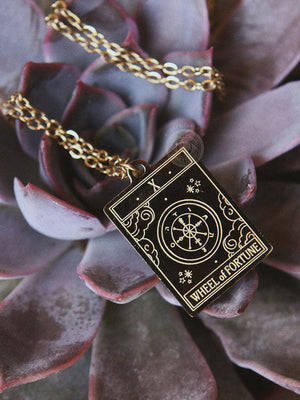 The Wheel of Fortune Tarot Necklace