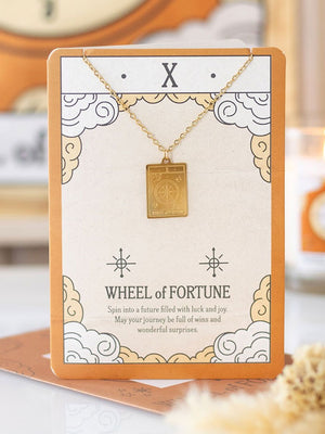The Wheel of Fortune Tarot Necklace