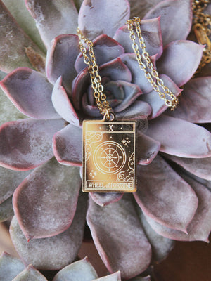 The Wheel of Fortune Tarot Necklace