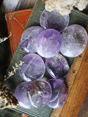 Amethyst Palm + Pocket Stones