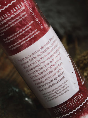 Aries Zodiac Candle - House of Intuition