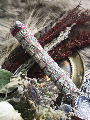 Blue Sage + Red Sandalwood Cleansing Bundle