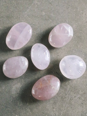 Rose Quartz Palm Stones