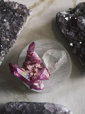 Selenite Charging Plates