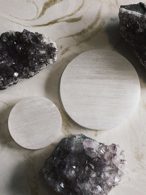 Selenite Charging Plates