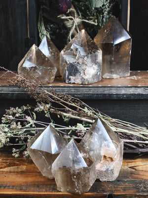 Raw Smokey Quartz Generators