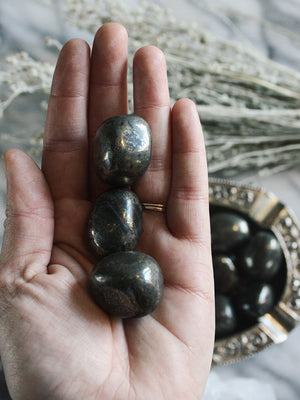 Tumbled Pyrite