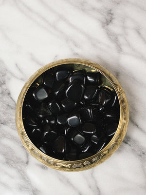 Tumbled Black Obsidian