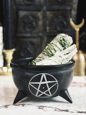 Pentacle Soapstone Bowl