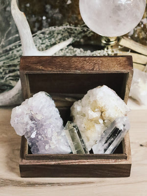 Triple Moon Wooden Box 3