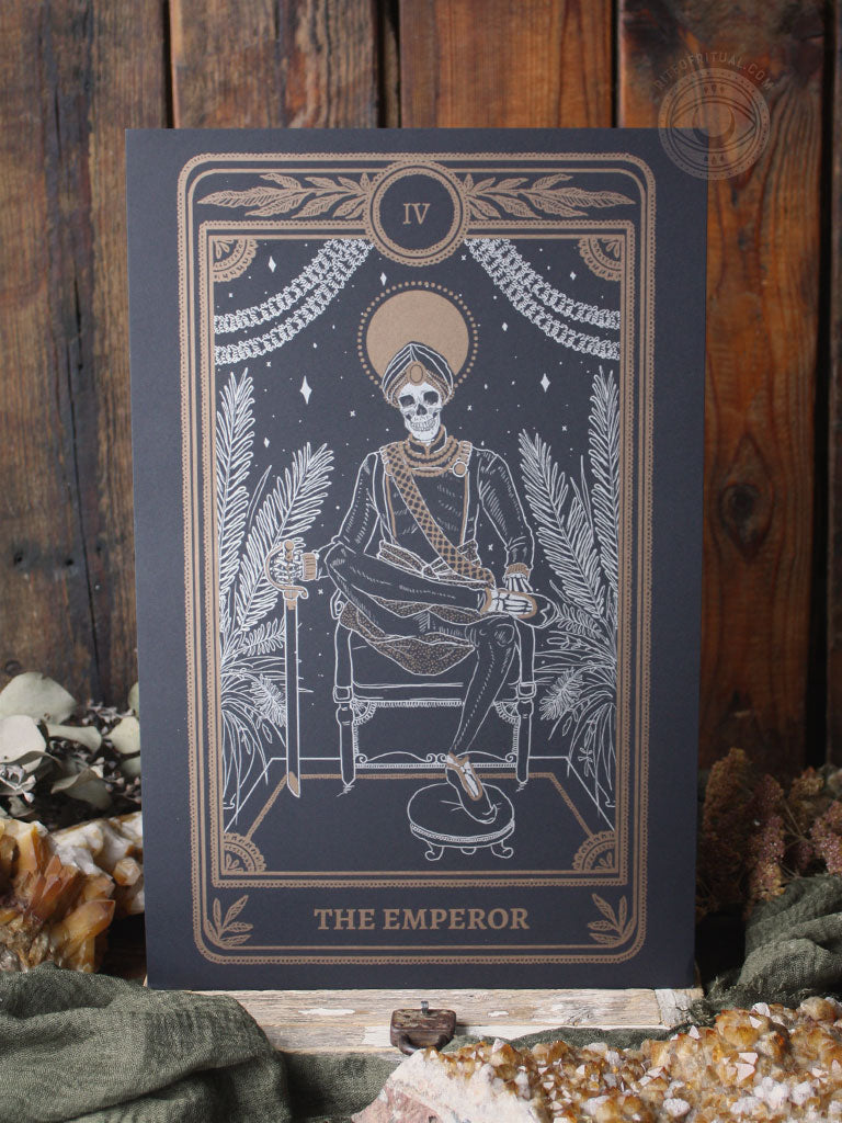 Marigold Tarot Print - The Emperor