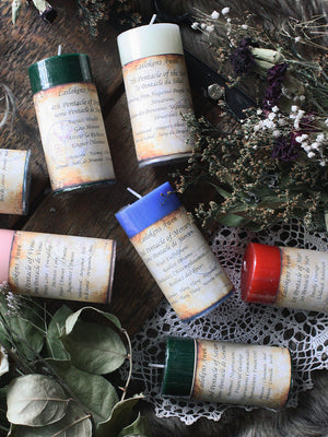 Seventh Pentacle of the Sun Spell Candle - Unbinding