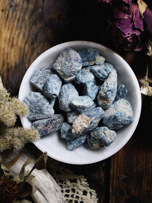 Raw Blue Apatite Chunks