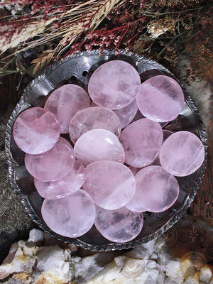 Rose Quartz Palm & Worry Stones