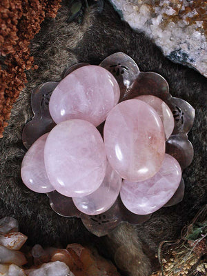 Rose Quartz Palm & Worry Stones