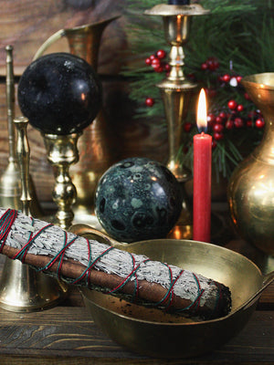 Blue Sage, Cinnamon + Flat Cedar Cleansing Bundle - Rite of Ritual