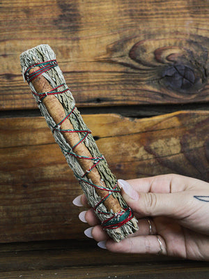 Blue Sage, Cinnamon + Flat Cedar Cleansing Bundle - Rite of Ritual