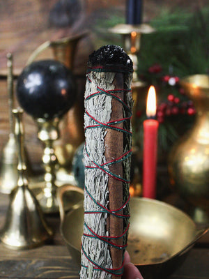 Blue Sage, Cinnamon + Flat Cedar Cleansing Bundle - Rite of Ritual