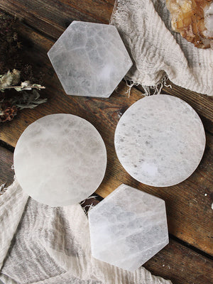Selenite Charging Plates