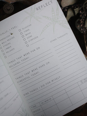 Self-Care - A Day and Night Reflection Journal