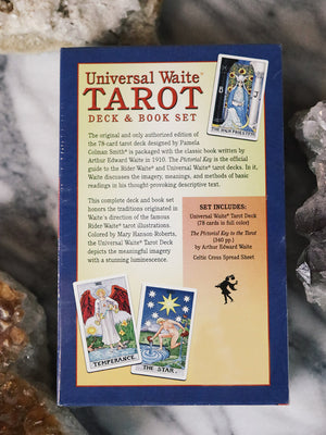 Universal Waite Tarot Deck and Book Set