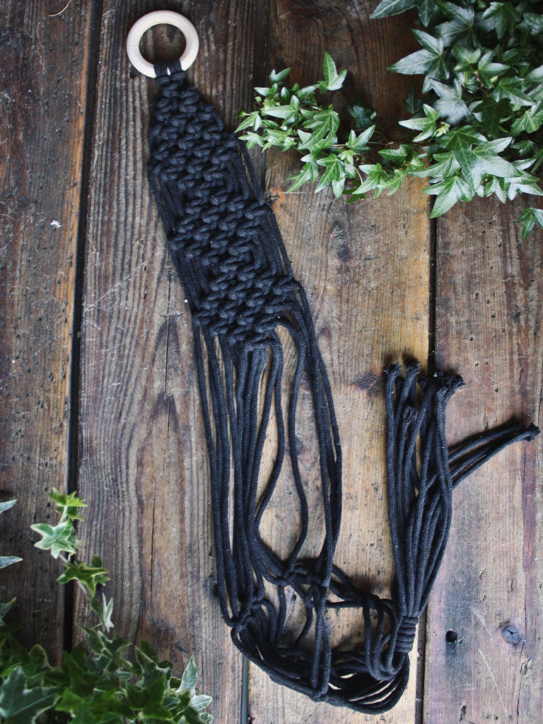 The Green Witch's Macrame Plant Hangers - Style 1