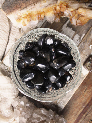 Tumbled Black Onyx