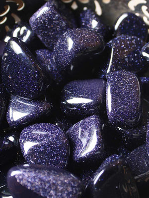 Tumbled Blue Goldstone