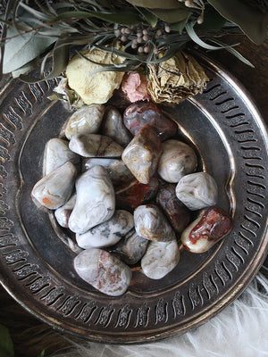 Tumbled Crazy Lace Agate