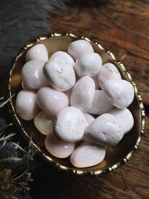 Tumbled Mangano Calcite