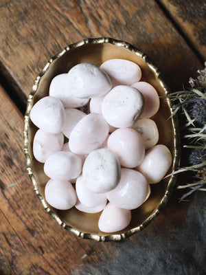 Tumbled Mangano Calcite