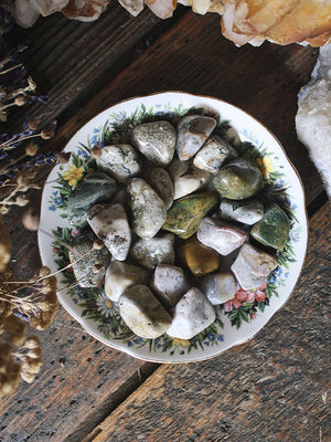 Tumbled Ocean Jasper