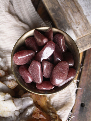 Tumbled Red Aventurine