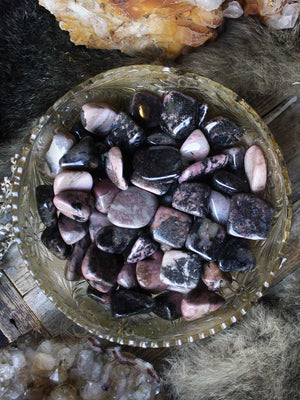 Tumbled Rhodonite