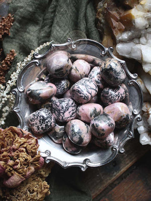 Tumbled Rhodonite
