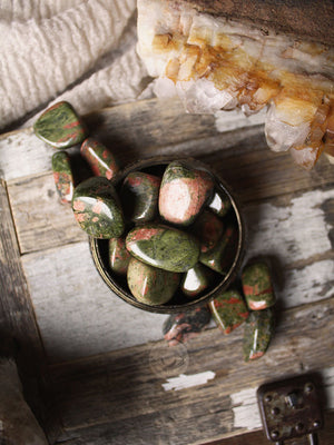 Tumbled Unakite
