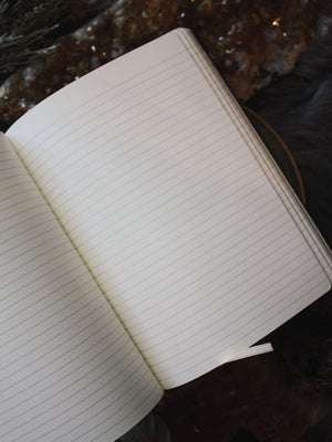 Vegan Leather Journal by Magic of I - Black