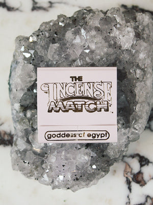 rite of ritual incense matches goddess of egypt