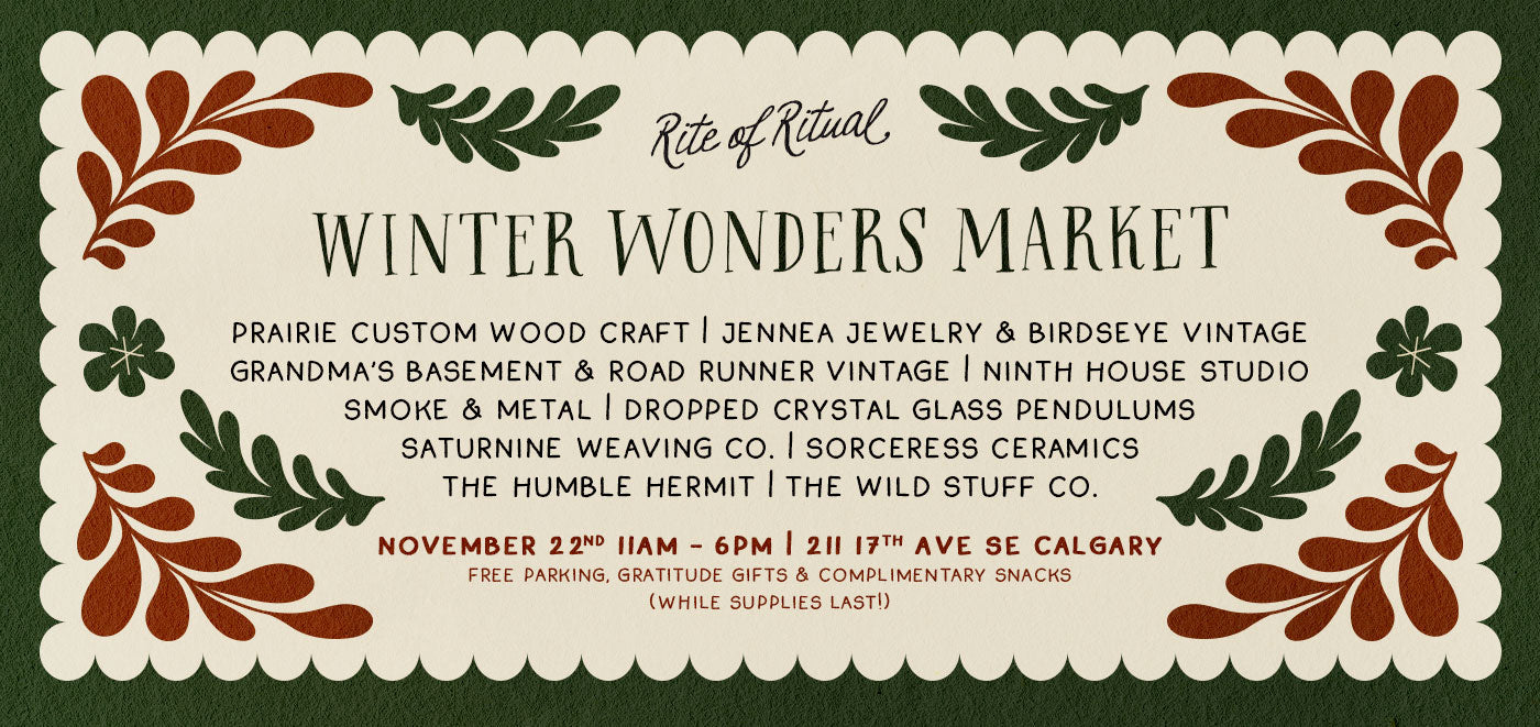 Our Winter Wonders Market Is Coming! November 22, 2025