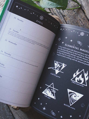 2026 Witch's Diary Planner Calendar - Northern Hemisphere