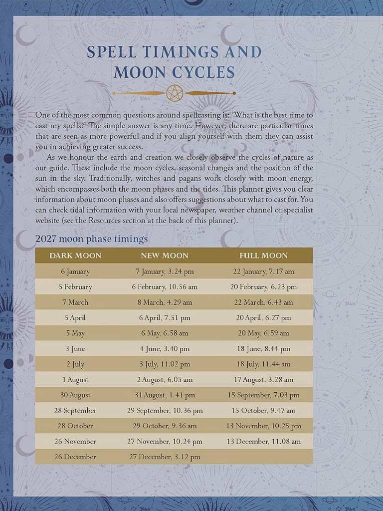 2027 Lunar and Seasonal Planner Calendar
