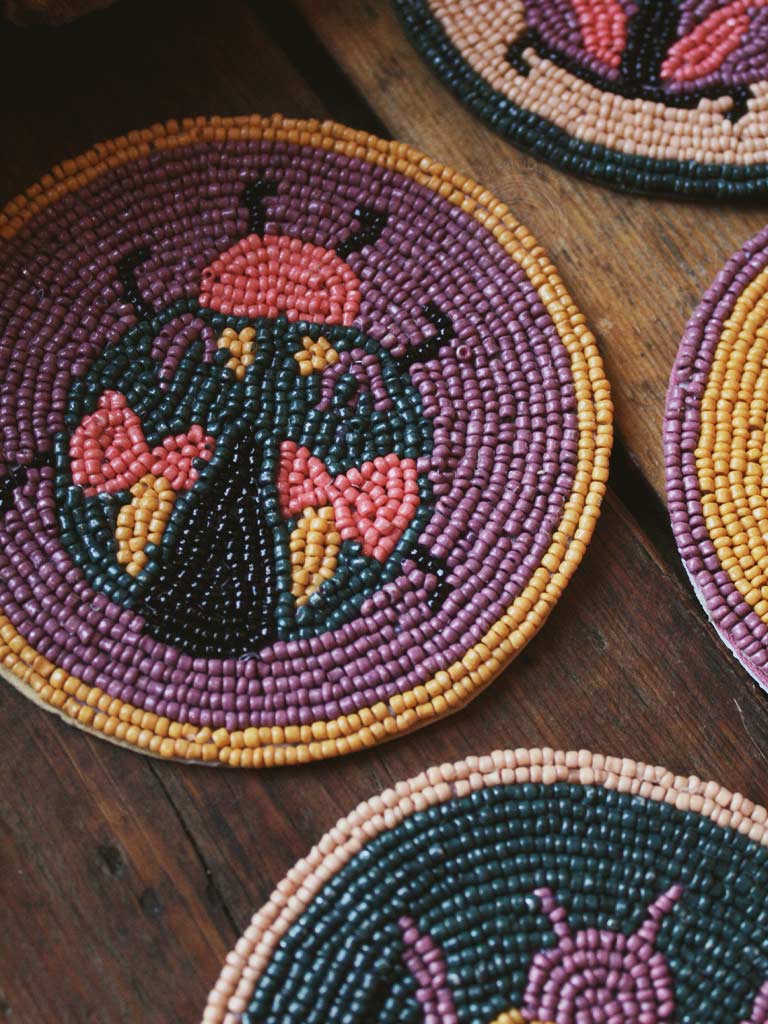 Amulet Beaded Coasters Set