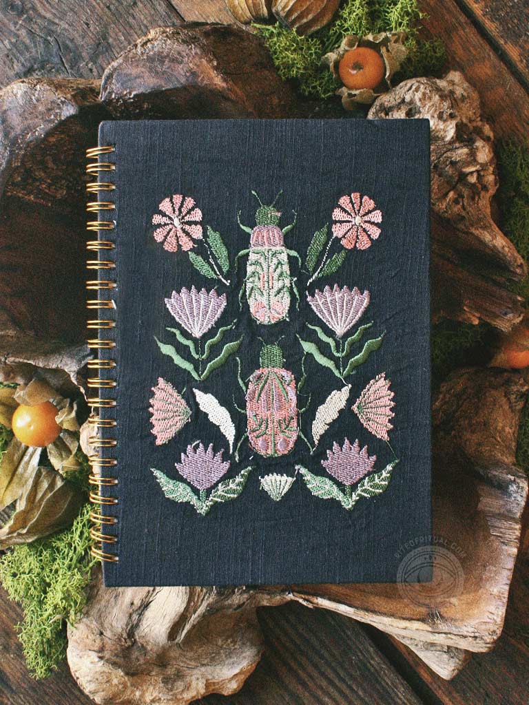 Amulet Embroidered Notebook