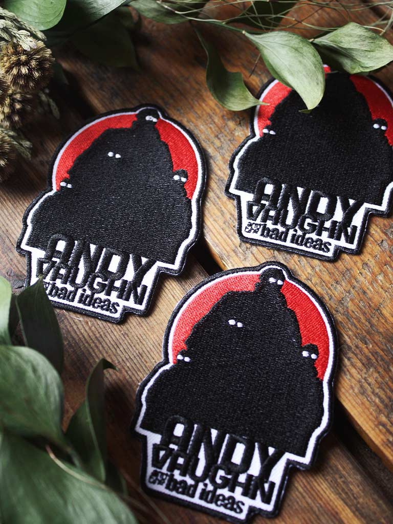 Andy Vaughn and the Bad Ideas Equalizer Iron on Patch
