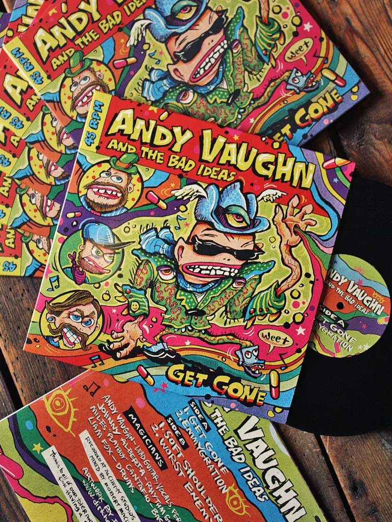 Andy Vaughn and the Bad Ideas 10” Vinyl Record