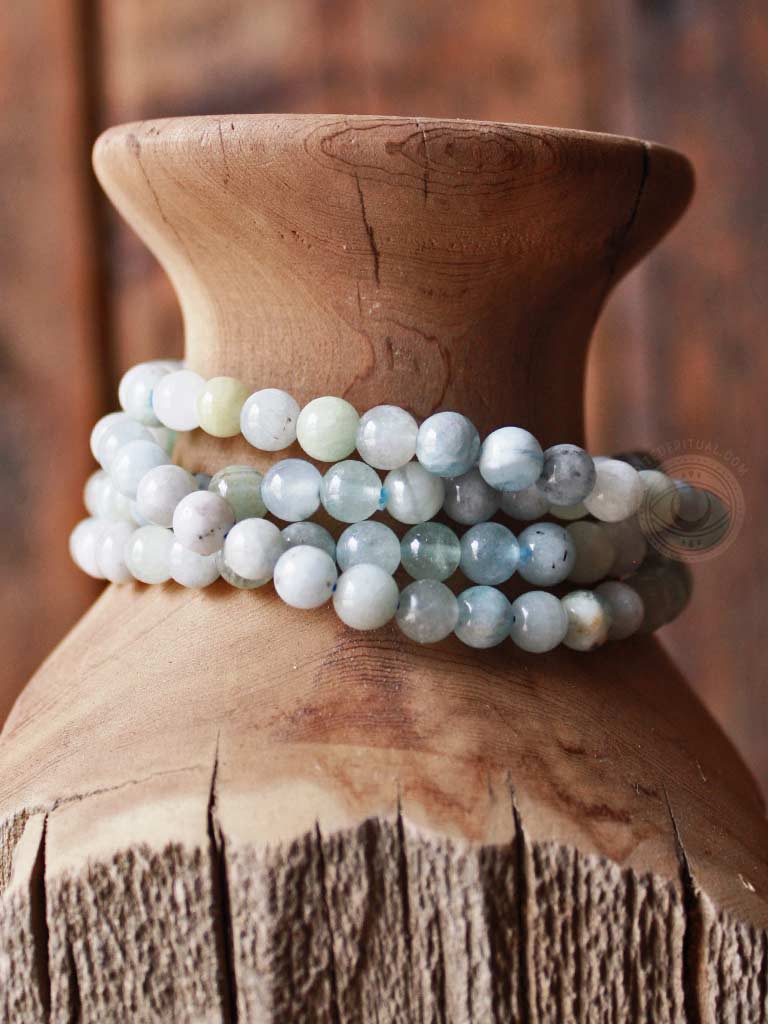 Aquamarine Crystal Bracelet