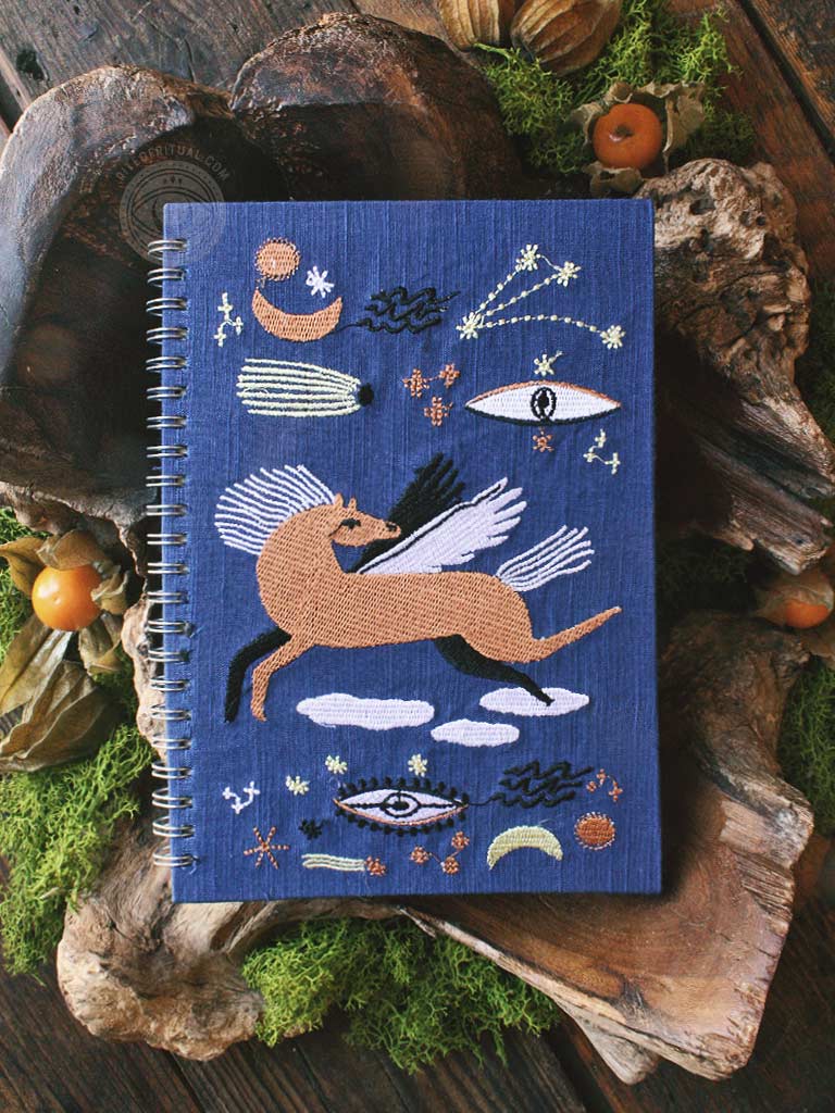 Astral Embroidered Notebook
