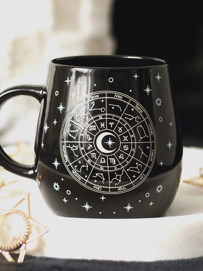 Astrology Wheel Heat Change Mug