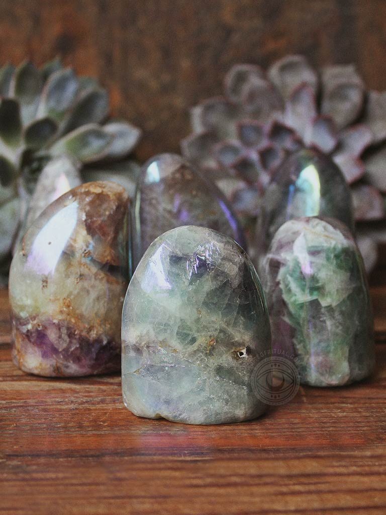 Aura Fluorite Freeforms